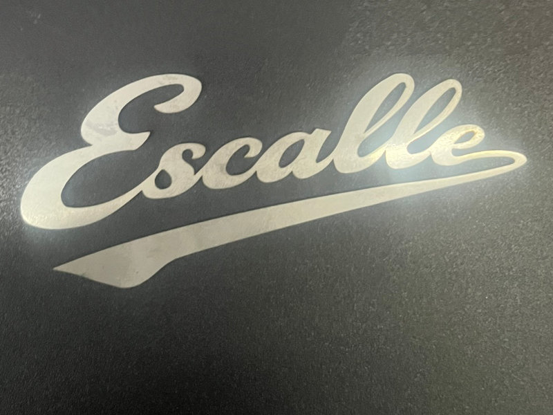 Découpe laser métal, marque Escalle