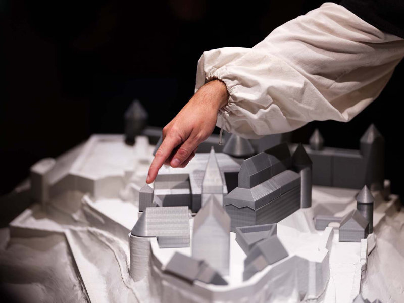 Création d'une maquette de la Citadelle de Namur