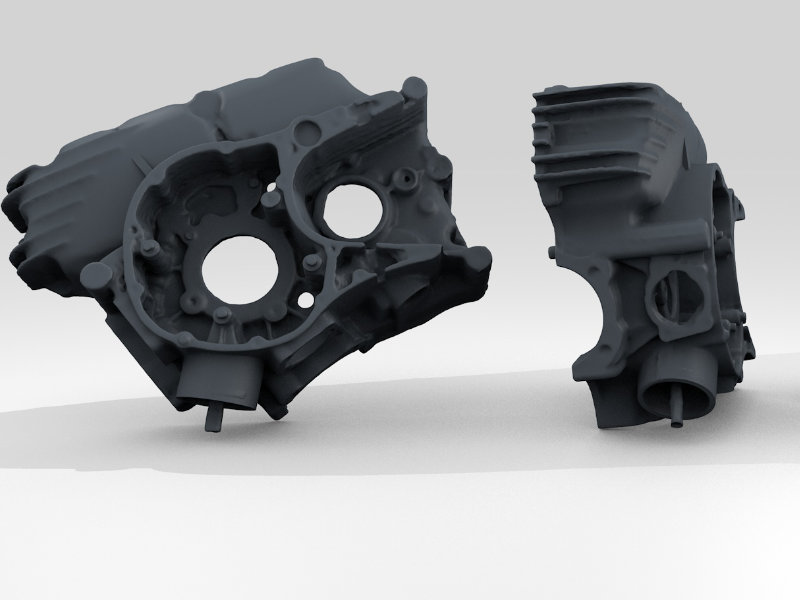 Numérisation 3D d'une pièce technique industrielle