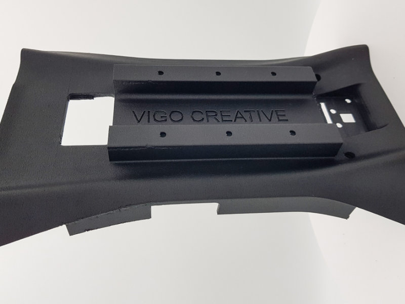 Back plate imprimée en 3D pour robot Unitree Go2